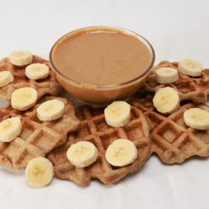 Peanut Butter & Banana Waffles (Packs of 10 waffles)
